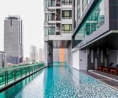 1Bed | 1Bath | BTS Wongwian Yai | 35sqm | THB 14,000/mo | Fl.12 — Fuse Sathorn-Taksin Bangkok