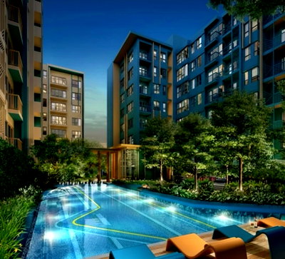 คอนโดให้เช่า : 1 ห้องนอน | 1 ห้องน้ำ | BTS On Nut | 27 ตร.ม. | 13,000 บาท/เดือน | ชั้น 6 — The Base Sukhumvit 50 กรุงเทพฯ