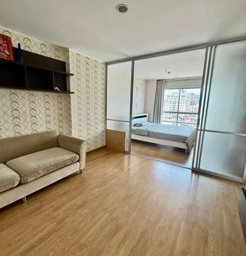 1Bed | 1Bath | MRT Huai Khwang | 33sqm | THB 11,000/mo | Fl.10 — U Delight At Huay Kwang Station Bangkok