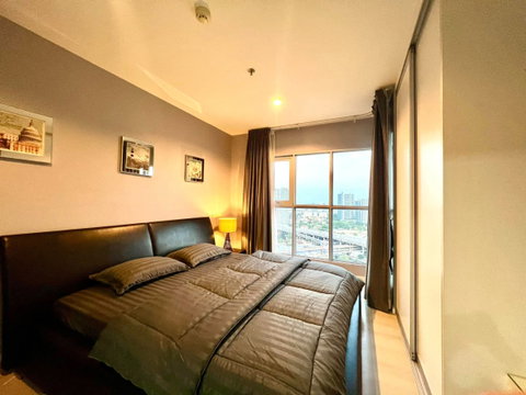 1Bed | 1Bath | BTS Phra Khanong | 39sqm | THB 18,000/mo | Fl.26 — Aspire Sukhumvit 48 Bangkok