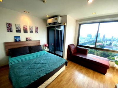 คอนโดให้เช่า : สตูดิโอ | 1 ห้องน้ำ | MRT Phra Ram 9 | 27 ตร.ม. | 10,000 บาท/เดือน | ชั้น 23 — Casa Condo Asoke-Dindaeng กรุงเทพฯ