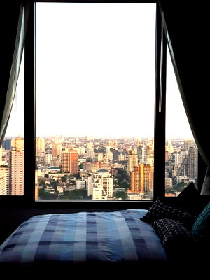 Condos for rent : 1Bed | 1Bath | BTS Lat Pla Khao | 26sqm | THB 25,000/mo | Fl.34 — Edge Sukhumvit 23 By Sansiri Bangkok