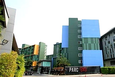 คอนโดให้เช่า : 1 ห้องนอน | 1 ห้องน้ำ | MRT Outer Ring Road–Ram Inthra | 33 ตร.ม. | 12,000 บาท/เดือน | ชั้น 4 — Parc Exo Kaset - Navamintra กรุงเทพฯ