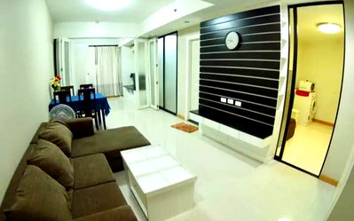 คอนโดให้เช่า : 1 ห้องนอน | 1 ห้องน้ำ | MRT Phetchaburi | 64 ตร.ม. | 25,000 บาท/เดือน | ชั้น 22 — Supalai Premier Place Asok กรุงเทพฯ
