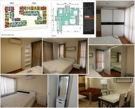 2 ห้องนอน | 1 ห้องน้ำ | BTS Ratchathewi | 64 ตร.ม. | 28,000 บาท/เดือน | ชั้น 6 — Wish @ Siam กรุงเทพฯ