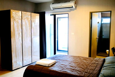 คอนโดให้เช่า : 1 ห้องนอน | 1 ห้องน้ำ | BTS Pu Chao | 31 ตร.ม. | 9,000 บาท/เดือน | ชั้น 21 — Ideo Sukhumvit 115 กรุงเทพฯ