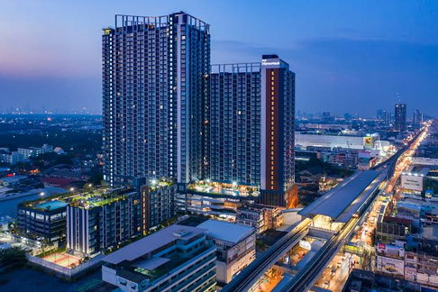 2 ห้องนอน | 1 ห้องน้ำ | BTS Samrong | 56 ตร.ม. | 20,000 บาท/เดือน | ชั้น 5 — The Metropolis Samrong กรุงเทพฯ