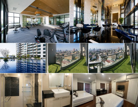 1Bed | 1Bath | BTS Ratchathewi | 30sqm | THB 24,000/mo | Fl.24 — Supalai Premier Ratchathewi Bangkok