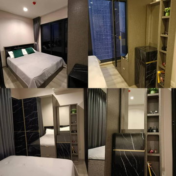 1 ห้องนอน | 1 ห้องน้ำ | MRT Phra Nang Klao Bridge | 30 ตร.ม. | 11,000 บาท/เดือน | ชั้น 37 — The Politan Rive กรุงเทพฯ