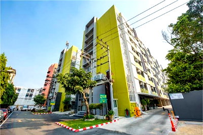 คอนโดให้เช่า : 1 ห้องนอน | 1 ห้องน้ำ | MRT Lak Song | 24 ตร.ม. | 8,000 บาท/เดือน | ชั้น 4 — Bangkae City Condo กรุงเทพฯ