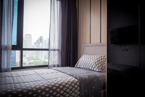 2Bed | 2Bath | BTS Ekkamai | 55sqm | THB 47,000/mo | Fl.15 — Maru Ekamai 2 Pet Friendly Bangkok