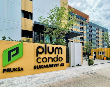 2 ห้องนอน | 1 ห้องน้ำ | BTS Bang Chak | 35 ตร.ม. | 15,000 บาท/เดือน | ชั้น 1 — Plum Condo Sukhumvit 62 กรุงเทพฯ