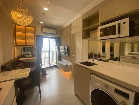 1Bed | 1Bath | BTS Krung Thon Buri | 26sqm | THB 16,000/mo | Fl.33 — Nue Riverest Ratburana Bangkok