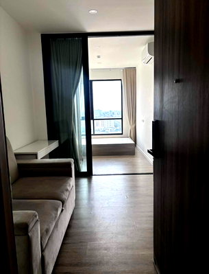คอนโดให้เช่า : 1 ห้องนอน | 1 ห้องน้ำ | BTS Thipphawan | 29 ตร.ม. | 10,000 บาท/เดือน | ชั้น 12 — Knightsbridge Sukhumvit-Thepharak กรุงเทพฯ