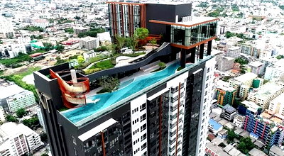 คอนโดให้เช่า : 1 ห้องนอน | 1 ห้องน้ำ | MRT Huai Khwang | 35 ตร.ม. | 21,000 บาท/เดือน | ชั้น 16 — XT Huaikhwang กรุงเทพฯ
