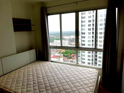 Condos for rent : 1Bed | 1Bath | MRT Huai Khwang | 25sqm | THB 6,000/mo | Fl.28 — Lumpini Ville Chaengwattana-Pakkret Bangkok