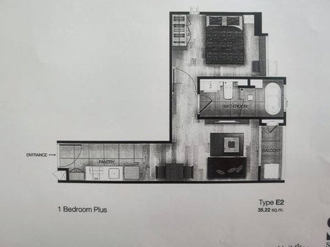 1Bed | 1Bath | BTS On Nut | 35sqm | THB 18,000/mo | Fl.7 — Sign Condo Bangkok