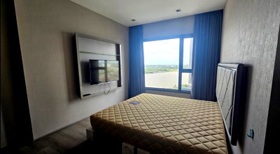 Condos for rent : 2Bed | 2Bath | MRT Phra Nang Klao Bridge | 51sqm | THB 25,000/mo | Fl.18 — The Politan Rive Bangkok