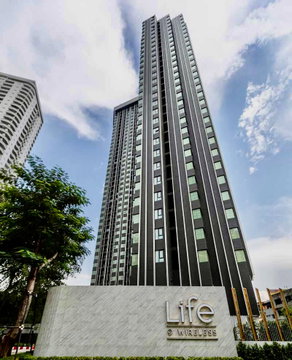 1Bed | 1Bath | BTS Phloen Chit | 28sqm | THB 23,000/mo | Fl.18 — Life One Wireless Bangkok