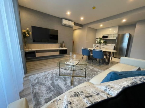 2Bed | 2Bath | BTS Bang Na | 85.5sqm | THB 60,000/mo | Fl.10 — Ideo Mobi Sukhumvit 66 Bangkok