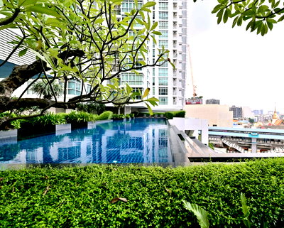 Condos for rent : 3Bed | 2Bath | BTS Ekkamai | 155sqm | THB 90,000/mo | Fl.18 — Nusasiri GRAND CONDO Bangkok