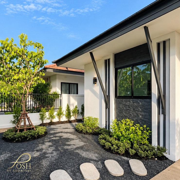 รูป บ้านเดี่ยวบรรยากาศเงียบสงบรีโนเวทใหม่ บนทำเลป่าคลอก หมู่บ้านเดอะวิช2 ป่าคลอก - รูปที่ 2/17