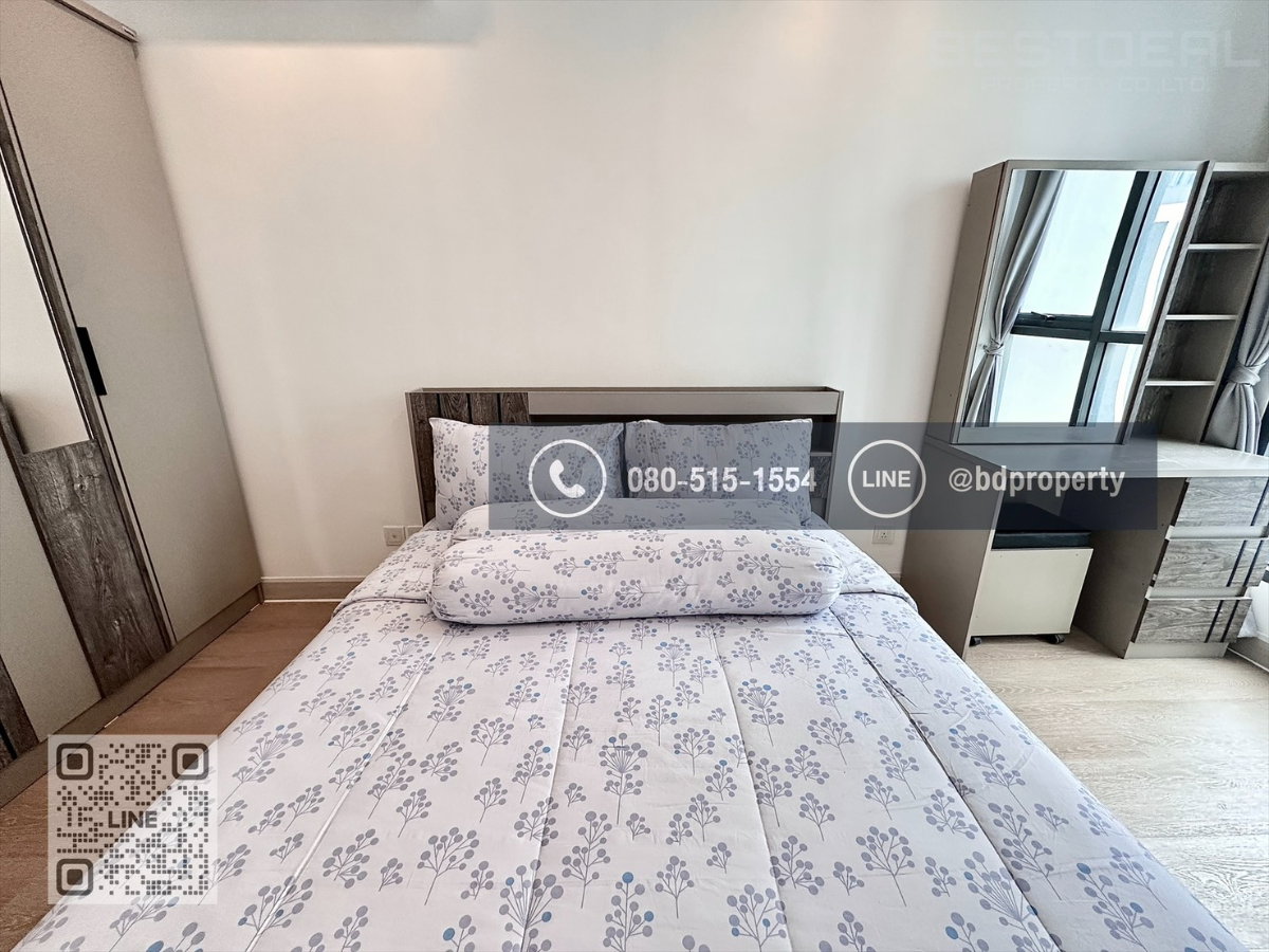 รูป Bestdeal ให้เช่า 1 ห้องนอน 31ตรม.ราคา 16,000/เดือนเท่านั้น เฟอร์นิเจอร์และเครื่องใช้ไฟฟ้าครบ“IDEO MOBI RAMA 9” ใกล้MRT และ เซ็นทรัลพระราม 9 - รูปที่ 9/16
