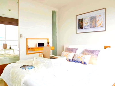 Condos for rent : 1Bed | 1Bath | MRT Sena | 33sqm | THB 12,000/mo | Fl.7 — The Key Phahonyothin Bangkok