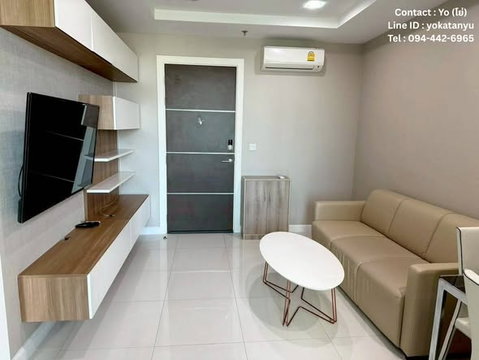 1Bed | 1Bath | BTS Samrong | 35sqm | THB 12,000/mo | Fl.9 — The Metropolis Samrong Bangkok