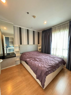 1 ห้องนอน | 1 ห้องน้ำ | BTS Saphan Taksin | 33 ตร.ม. | 14,000 บาท/เดือน | ชั้น 12 — Lumpini Place Srinakarin กรุงเทพฯ