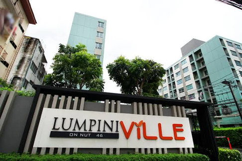 1 ห้องนอน | 1 ห้องน้ำ | BTS Si Nut | 27 ตร.ม. | 9,000 บาท/เดือน | ชั้น 7 — Lumpini Ville On Nut 46 กรุงเทพฯ