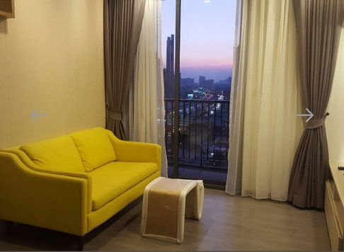 1Bed | 1Bath | BTS Wongwian Yai | 36sqm | THB 18,000/mo | Fl.11 — Nye By Sansiri Bangkok
