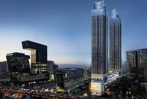 1Bed | 1Bath | MRT Phra Ram 9 | 36sqm | THB 30,000/mo | Fl.18 — One9five Bangkok