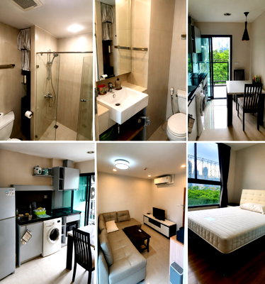 คอนโดให้เช่า : 1 ห้องนอน | 1 ห้องน้ำ | BTS Ekkamai | 30 ตร.ม. | 12,000 บาท/เดือน | ชั้น 6 — Zenith Place Sukhumvit 42 กรุงเทพฯ