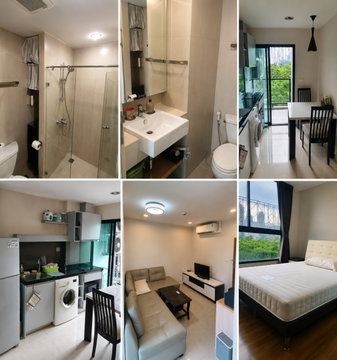 1 ห้องนอน | 1 ห้องน้ำ | BTS Ekkamai | 30 ตร.ม. | 12,000 บาท/เดือน | ชั้น 6 — Zenith Place Sukhumvit 42 กรุงเทพฯ