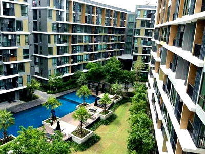 คอนโดให้เช่า : 1 ห้องนอน | 1 ห้องน้ำ | BTS Udom Suk | 41 ตร.ม. | 11,000 บาท/เดือน | ชั้น 3 — I Condo Sukhumvit 103 กรุงเทพฯ