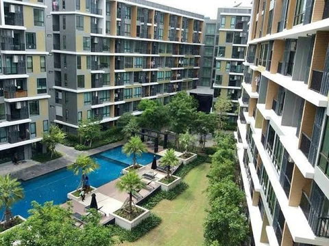 1Bed | 1Bath | BTS Udom Suk | 41sqm | THB 11,000/mo | Fl.3 — I Condo Sukhumvit 103 Bangkok