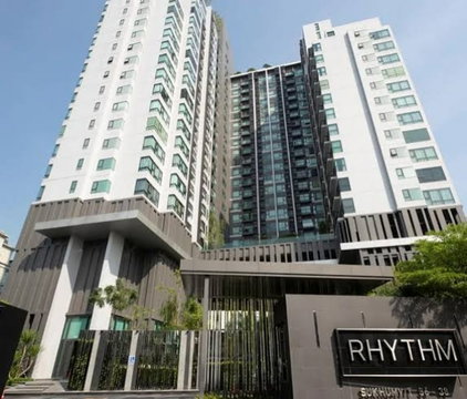 1Bed | 1Bath | BTS Thong Lo | 33sqm | THB 25,000/mo | Fl.20 — Rhythm Sukhumvit 36-38 Bangkok