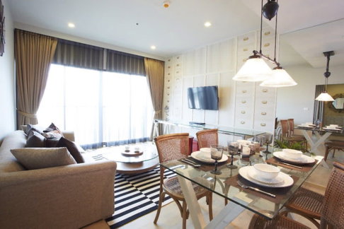 1Bed | 1Bath | BTS Phrom Phong | 55sqm | THB 40,000/mo | Fl.14 — Noble Refine Bangkok