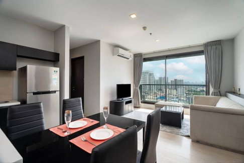 2Bed | 1Bath | BTS Phra Khanong | 53sqm | THB 38,000/mo | Fl.20 — Rhythm Sukhumvit 44/1 Bangkok