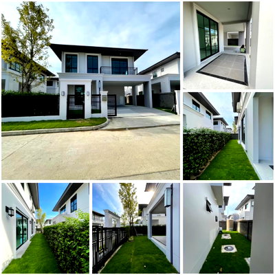 Houses for rent Bangkok : 🏡#MT2609_037🏡💥Urgent💥 Guaranteed availability! Click quickly before it's gone‼️ For Rent 80k.🔥 Setthasiri Phatthanakan 87 Project