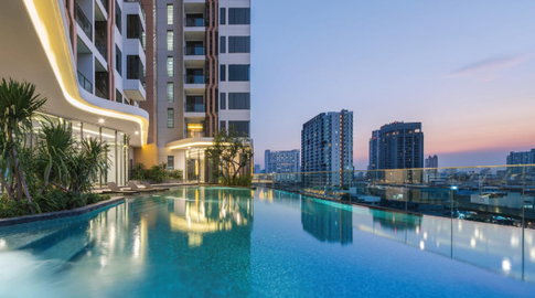 1Bed | 1Bath | BTS Saphan Khwai | 33sqm | THB 19,000/mo | Fl.29 — M Jatujak Bangkok