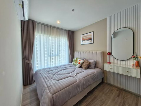1Bed | 1Bath | BTS Bang Na | 28sqm | THB 12,000/mo | Fl.18 — Regent Home Bangna Bangkok