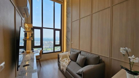 2Bed | 1Bath | MRT Queen Sirikit National Convention Centre | 41sqm | THB 38,000/mo | Fl.33 — Life Rama 4 - Asoke Bangkok