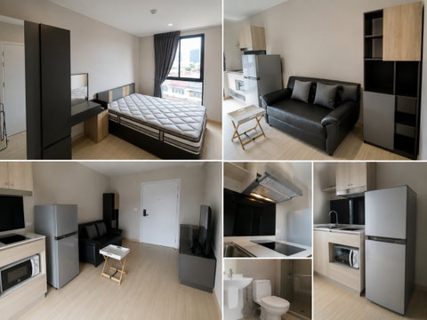 1Bed | 1Bath | BTS On Nut | 28sqm | THB 15,000/mo | Fl.6 — The Tree Onnut Station Bangkok