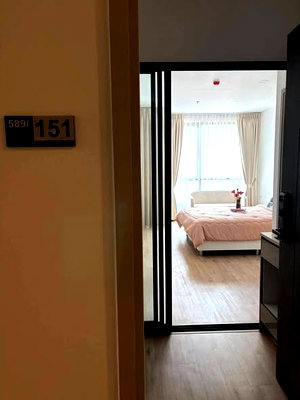 Condos for rent : 1Bed | 1Bath | ARL Hua Mak | 28sqm | THB 16,000/mo | Fl.14 — The Rich Rama 9 - Srinakarin Bangkok