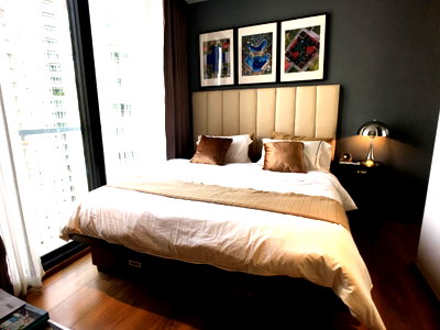 Condos for rent : 2Bed | 1Bath | BTS Phrom Phong | 53sqm | THB 45,000/mo | Fl.18 — Park Origin Phrom Phong Bangkok