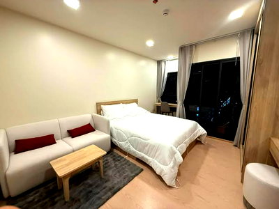 คอนโดให้เช่า : 1 ห้องนอน | 1 ห้องน้ำ | MRT Phra Ram 9 | 27 ตร.ม. | 18,000 บาท/เดือน | ชั้น 22 — The Base Urban RAMA9 กรุงเทพฯ