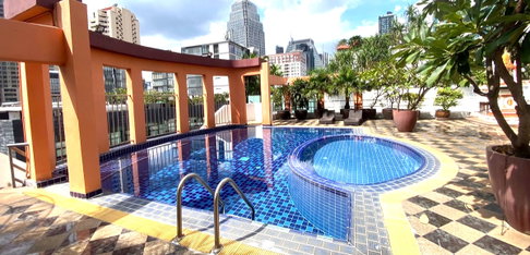 2Bed | 2Bath | BTS Phrom Phong | 76sqm | THB 29,000/mo | Fl.2 — Premier Condominium Bangkok