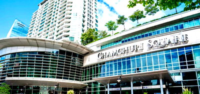 Condos for rent : 2Bed | 1Bath | BTS Sala Daeng | 44sqm | THB 25,000/mo | Fl.10 — Chamchuri Square Residence Bangkok